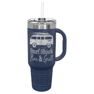 40 oz. insulated travel mug in Maroon