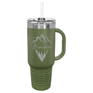 40 oz. insulated travel mug in Navy