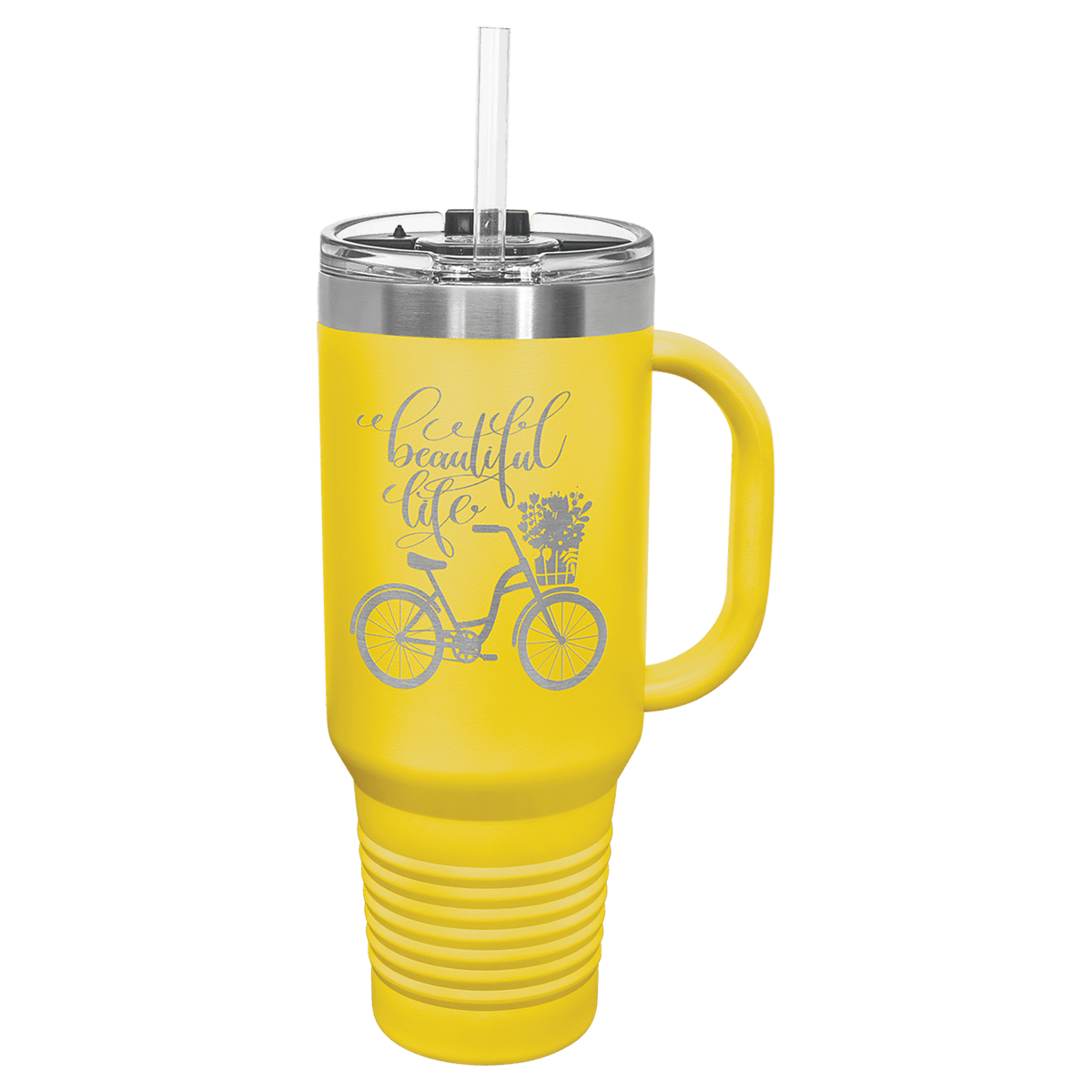 40 oz. insulated travel mug in Royal