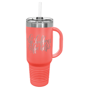 40 oz. insulated travel mug in Red