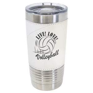Sport-themed tumbler engraved with a Baseball icon