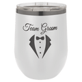 Ion-plated tumbler in white and ghost black finish