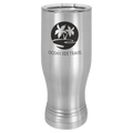 Pilsner glass in Olive Green