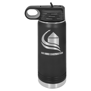 Insulated water bottle in Coral