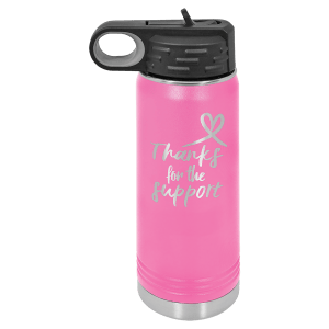Insulated water bottle in White