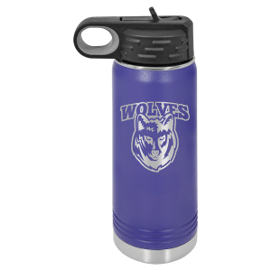 Insulated water bottle in Dark Gray