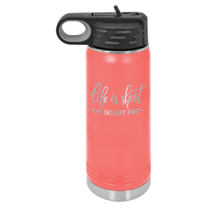 Insulated water bottle in Black