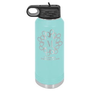 Insulated water bottle, large size in Maroon