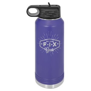 Insulated water bottle, large size in Dark Gray
