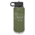 Insulated water bottle, large size in Stainless Steel