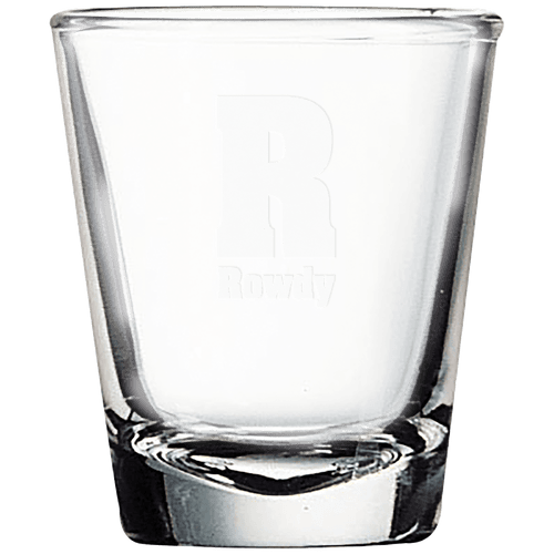 Custom engraved 1.7 oz. shot glass