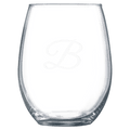 Custom engraved 21 oz. stemless wine glass