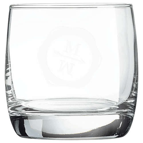Custom engraved 10 oz. on the rocks glass