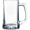 Large beer mug with full handle