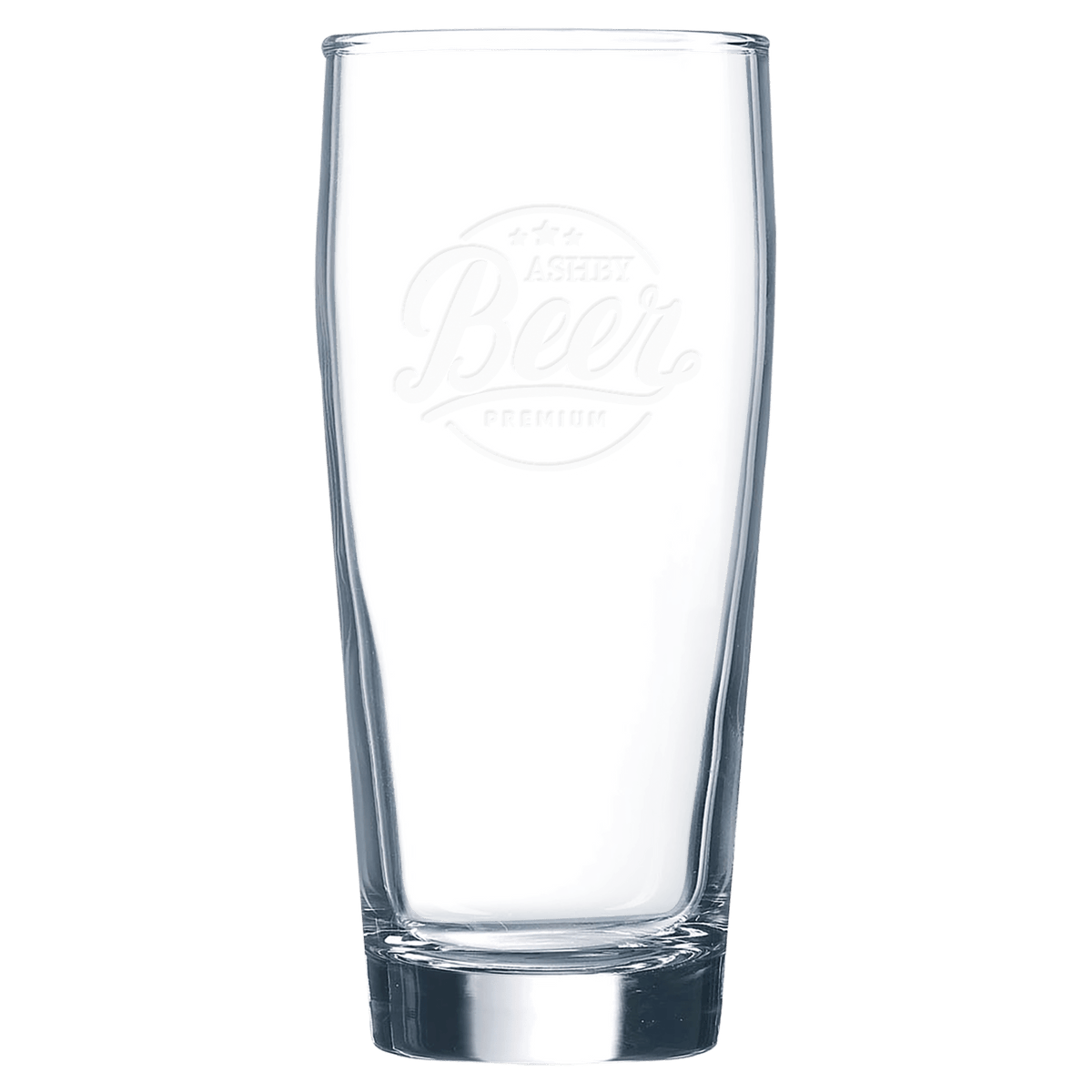 Custom engraved 16 oz. Willi Becher beer glass