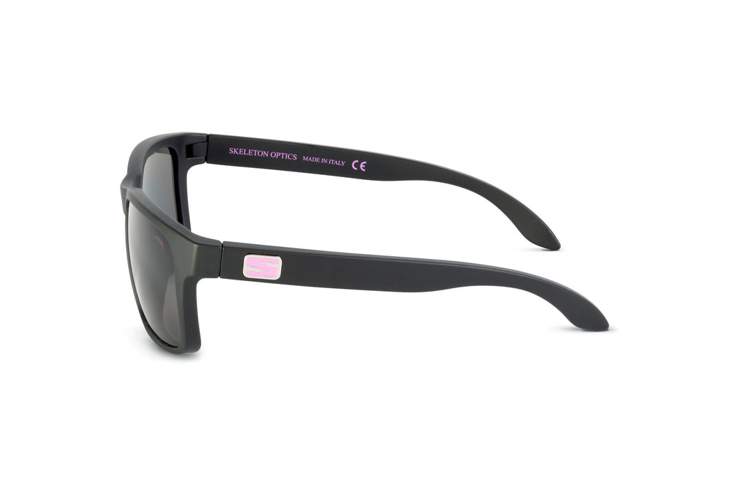 Decoy sunglasses, pink Breast Cancer Awareness edition, side view