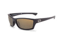 Scout sunglasses in black with Light Pro copper lens