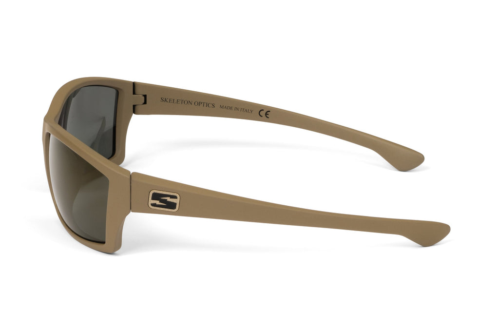 Scout sunglasses in black with Light Pro copper lens, lens detail