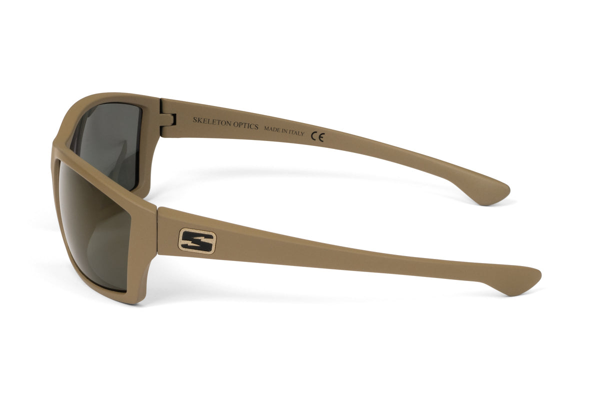 Scout sunglasses in black with Light Pro copper lens, lens detail