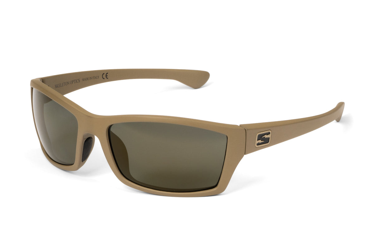 Scout sunglasses in black with Light Pro copper lens, back view