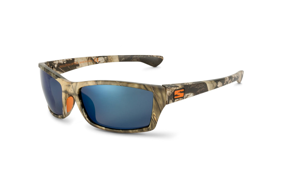 Scout sunglasses in Mossy Oak Break-Up Country camo, back view