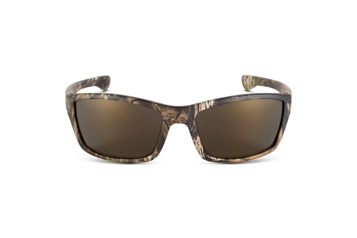 Scout sunglasses in Mossy Oak Break-Up Country camo, side view