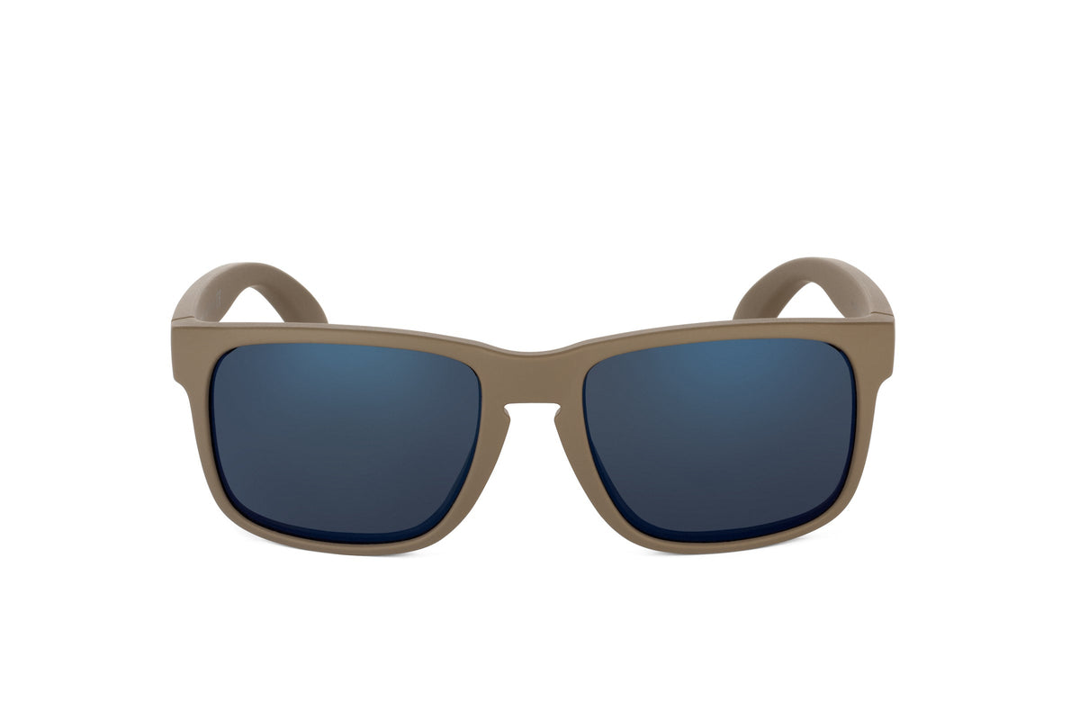 Decoy sunglasses in coyote tan finish, side view