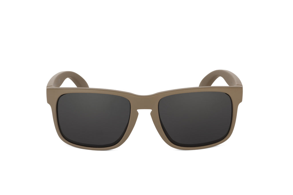Decoy sunglasses in coyote tan finish, additional angle