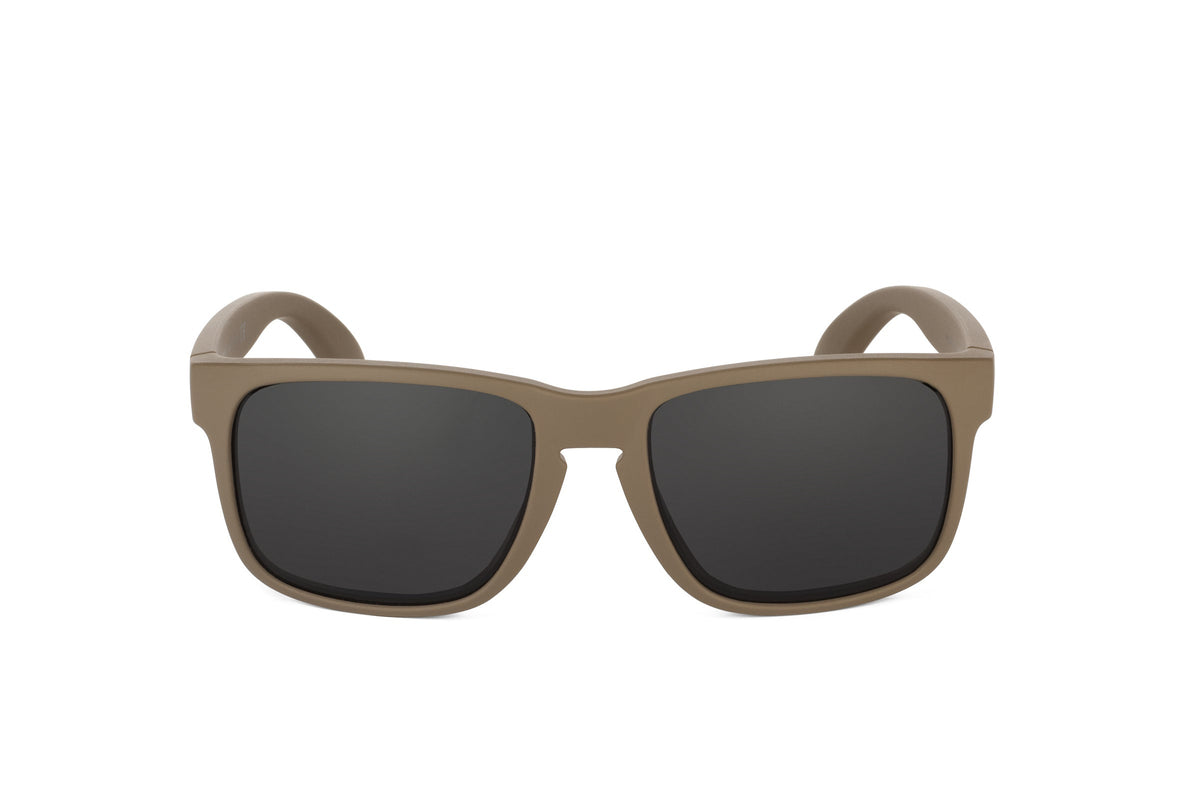 Decoy sunglasses in coyote tan finish, additional angle