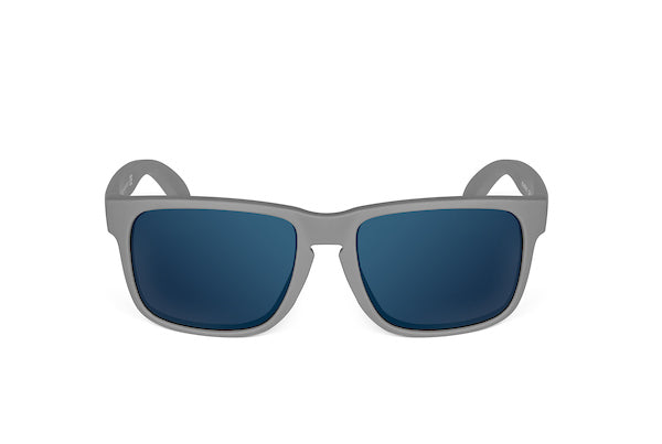 Decoy sunglasses in wolf gray finish, back view