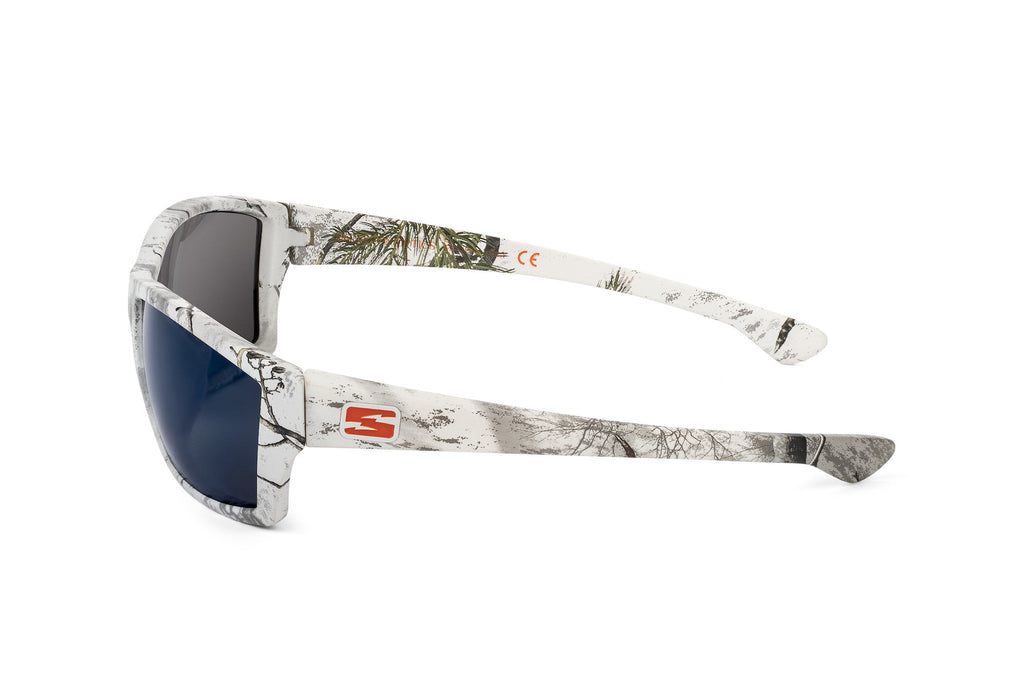 Scout sunglasses in Realtree Xtra Snow camo, side view