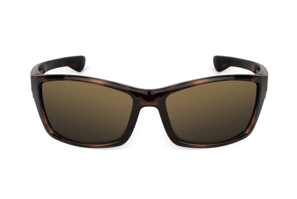 Scout sunglasses in tortoiseshell with Light Pro copper lens, side view