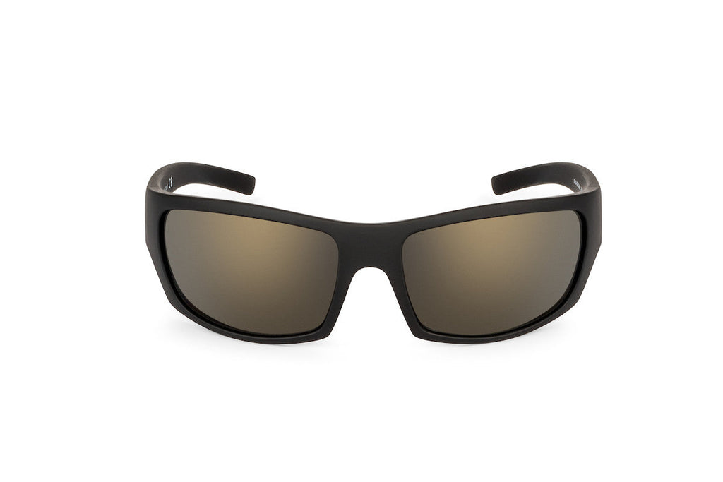 Renegade sunglasses in matte black, side view