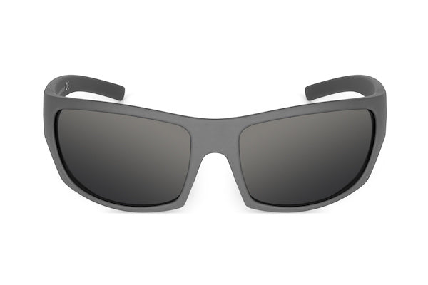 Renegade sunglasses in wolf gray finish, back view