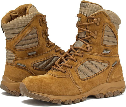 MAG SHIELD Suede Leather 8" Work Boot SZ WP