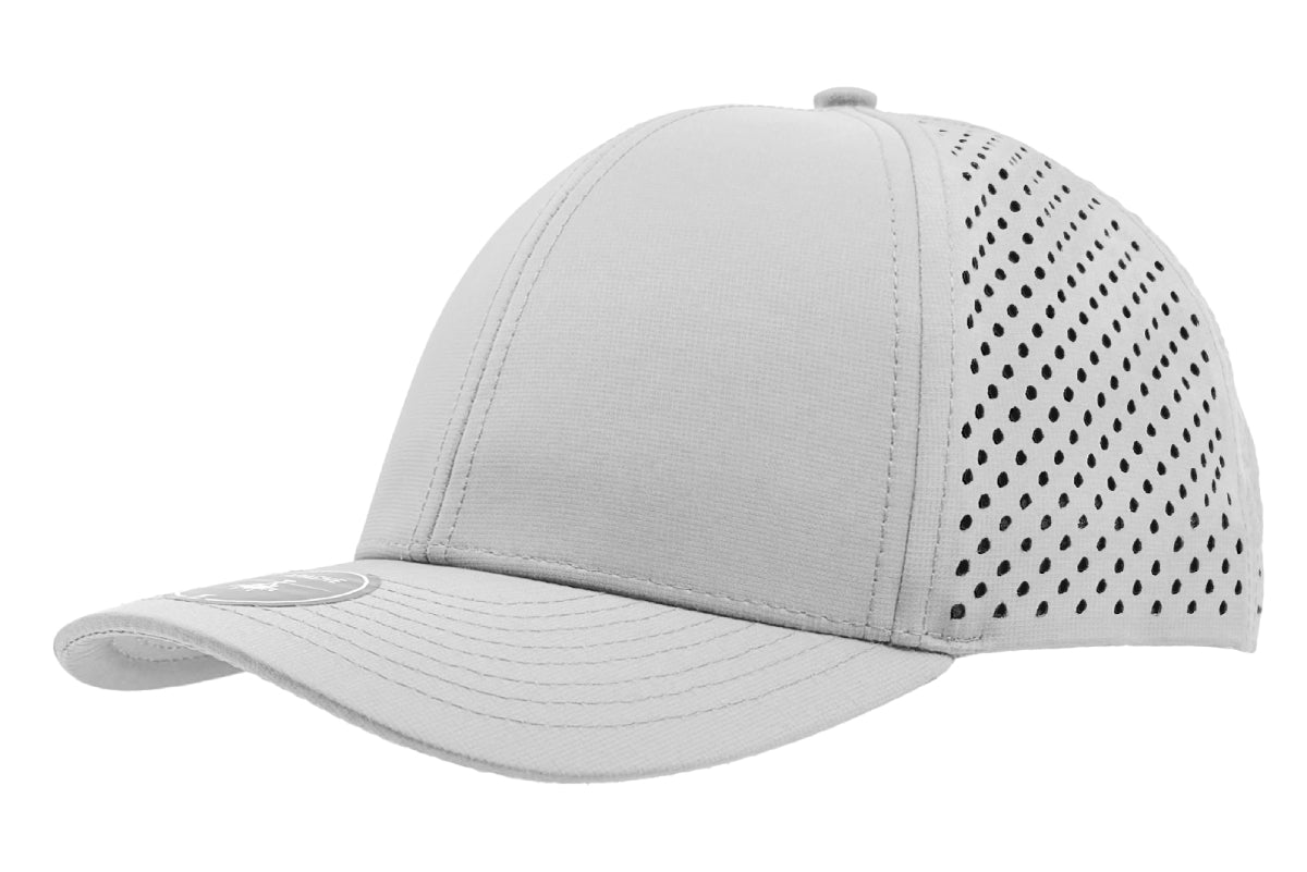 Custom Zapped Headwear Apache 6-Panel Low Profile Snapback Hat in Off White, ready for personalized logo or design