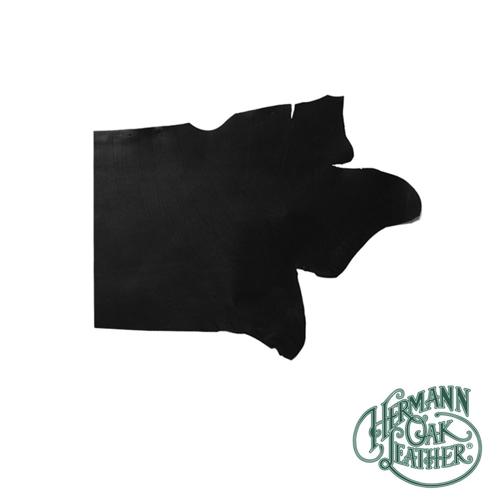 Leather flashlight holder in black
