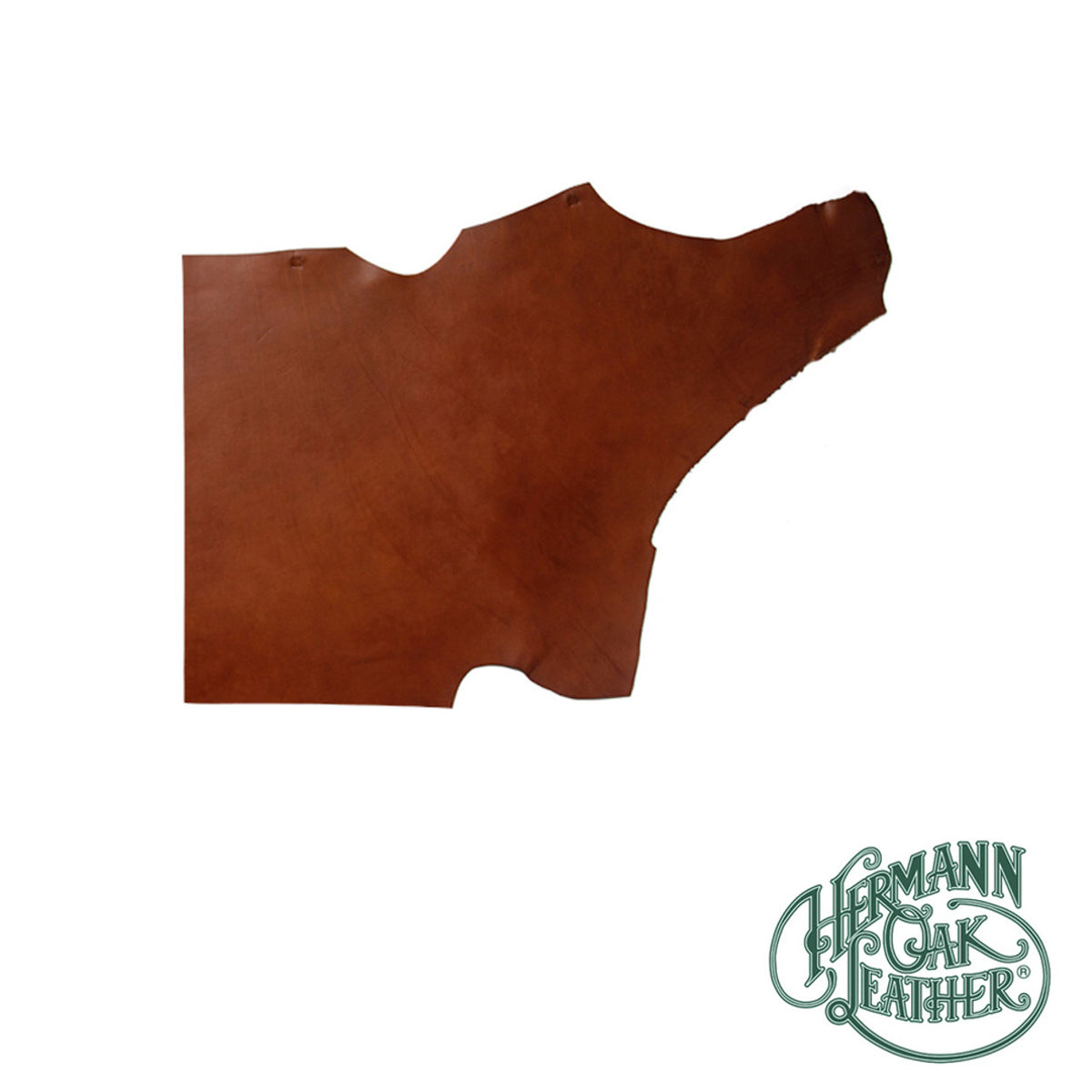 Leather chin strap in chestnut