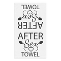 Novelty hand towel, front view