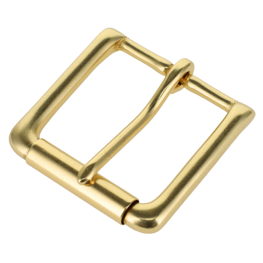 Natural brass belt buckle
