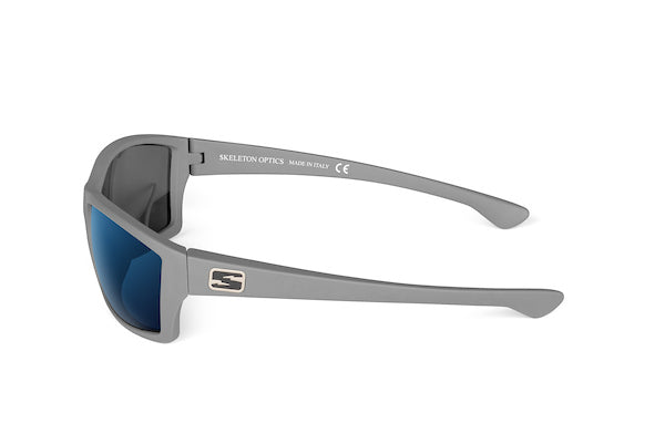 Scout sunglasses in wolf gray finish, lens detail