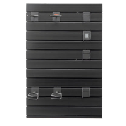 Wall Mount, Tactical Rifle Shotgun Handgun Storage, Heavy-Duty PVC Panels & Steel Wall Racks, Securely Holds up to 2 Rifles & 4 Pistols, Modular Firearms Gun Gear Accessories Organizer
