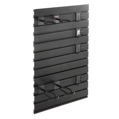 Wall Mount, Tactical Rifle Shotgun Handgun Storage, Heavy-Duty PVC Panels & Steel Wall Racks, Securely Holds up to 2 Rifles & 4 Pistols, Modular Firearms Gun Gear Accessories Organizer