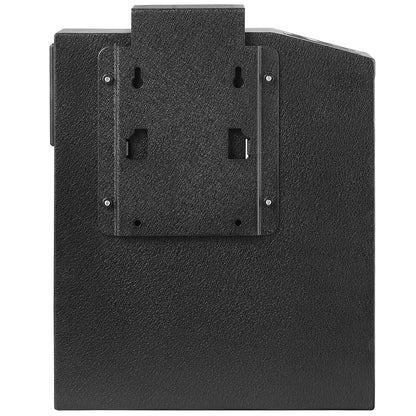 Mounted Gun Safe for Pistols, Biometric Gun Safe with Three Quick Access Ways of Fingerprints, Passwords and Keys, Handgun Safe for 1 Pistol for Home, Bedside, Nightstand, Wall