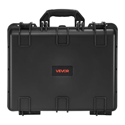 Hard Pistol Case, Heavy Duty Hard Gun Case with XPE Foam Lining, Waterproof Pistol Storage Box with Customizable Interior & Handle for Gun, Lenses, Camera, Gear, TSA Compliant, 18.7x12.5x7.5 in