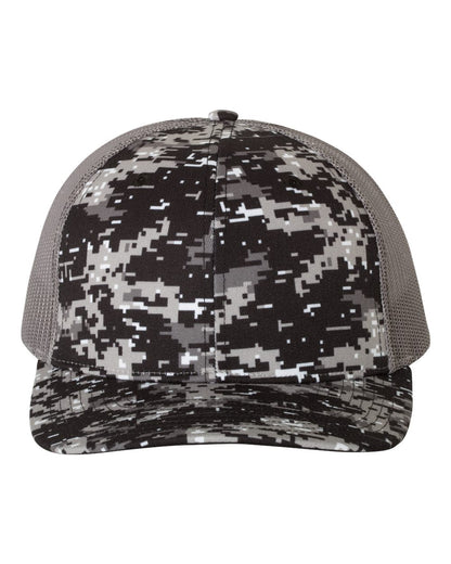 Custom Richardson 112P Camo Leather Patch Hat