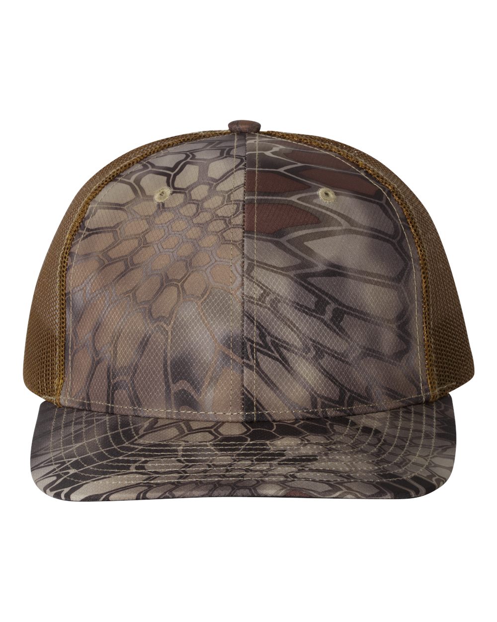 Custom Richardson 112P Camo Leather Patch Hat