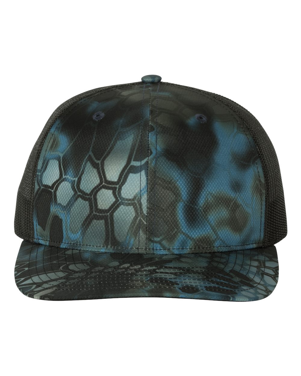 Custom Richardson 112P Camo Leather Patch Hat