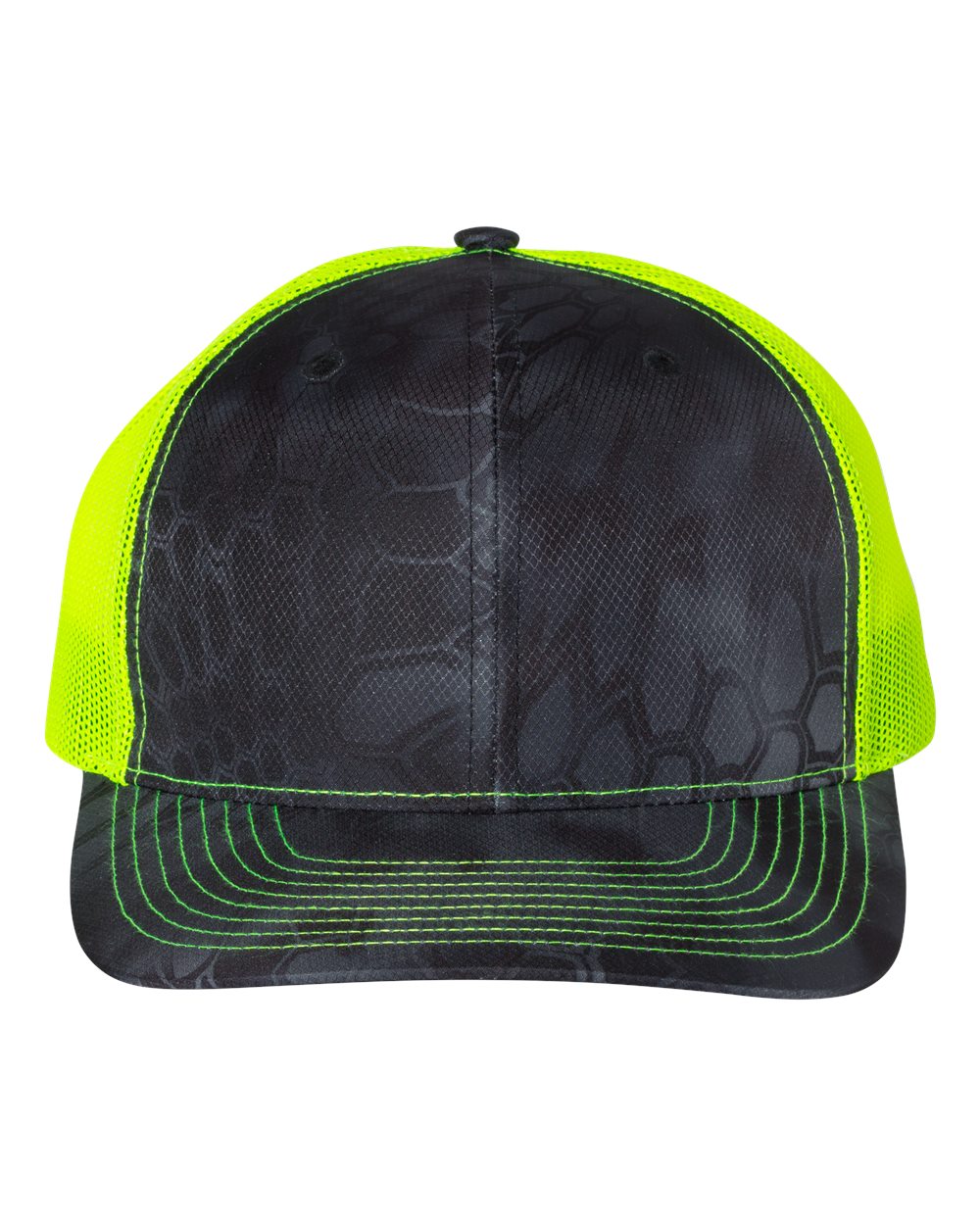 Custom Richardson 112P Camo Leather Patch Hat