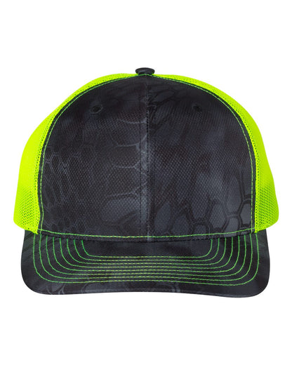 Custom Richardson 112P Camo Leather Patch Hat